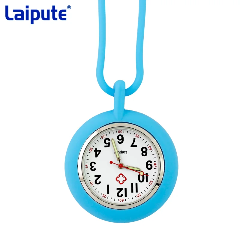 HENGBIRD Montre D'Infirmière Avec Clip - Montre De Poche FOB Quartz Pour Médecin Et Infirmière, Bleu, Chaîne Alliage Robuste