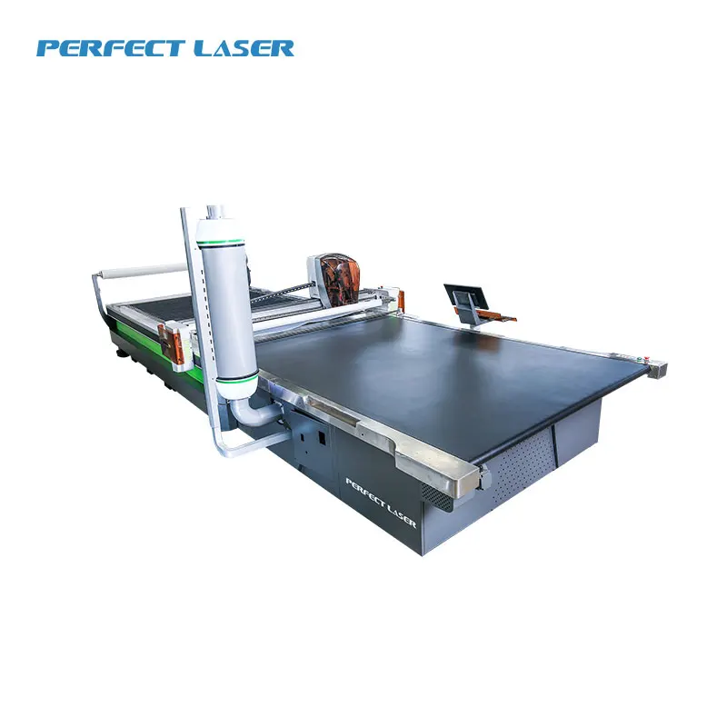 Perfect Laser Auto Large Format Multi Layer Industrial Jeans Spreading Table Textile Fabric Clothing Cut Cutting Cutter Machines