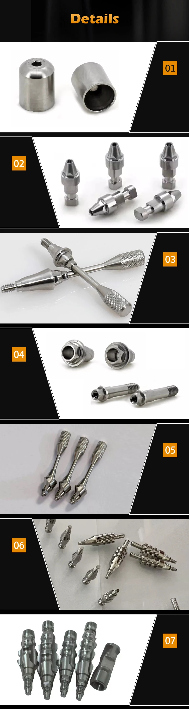 Megagen Bluediamond OEM Multi-unit Straight/Angled Abutment MUA Analog Impression Post Dental Consumables on Sale details