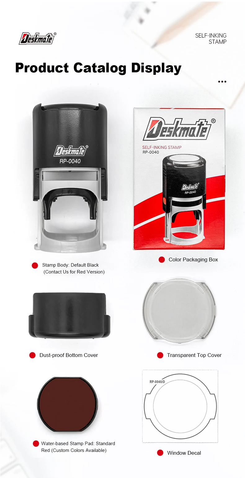 Factory Direct Sales Custom Self-Inking Teacher Stamps Deskmate RP-0042 ...
