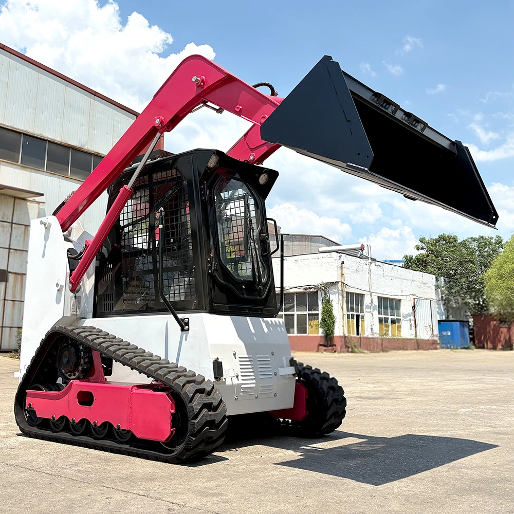 Free Delivery Mini Skid Steer Loader with Epa Engine Construction Machinery with Core Components-Bearing Pump Plc