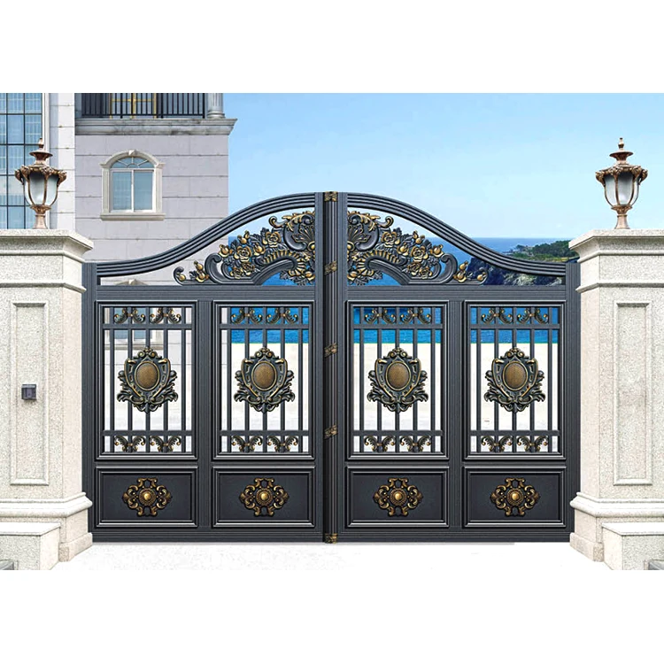 Cheap Folding Gate Design for Wall Compound Iron Gate Door Prices