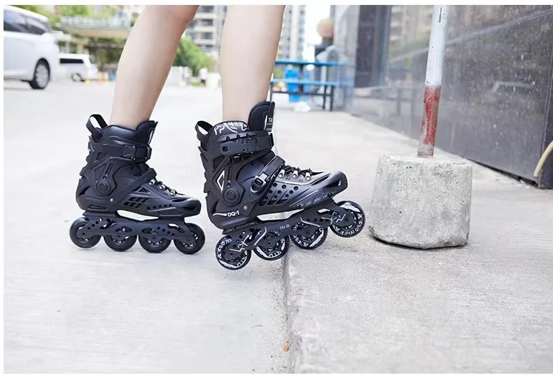 Customized professional adult unisex fitness  inline skates shoe