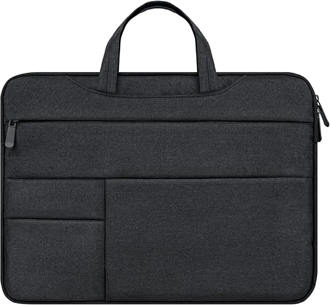 Viaje de negocios Reunión portátil funda de manga Protectora impermeable poliéster delgado almohadillado bolso de ordenador LBX1218-1