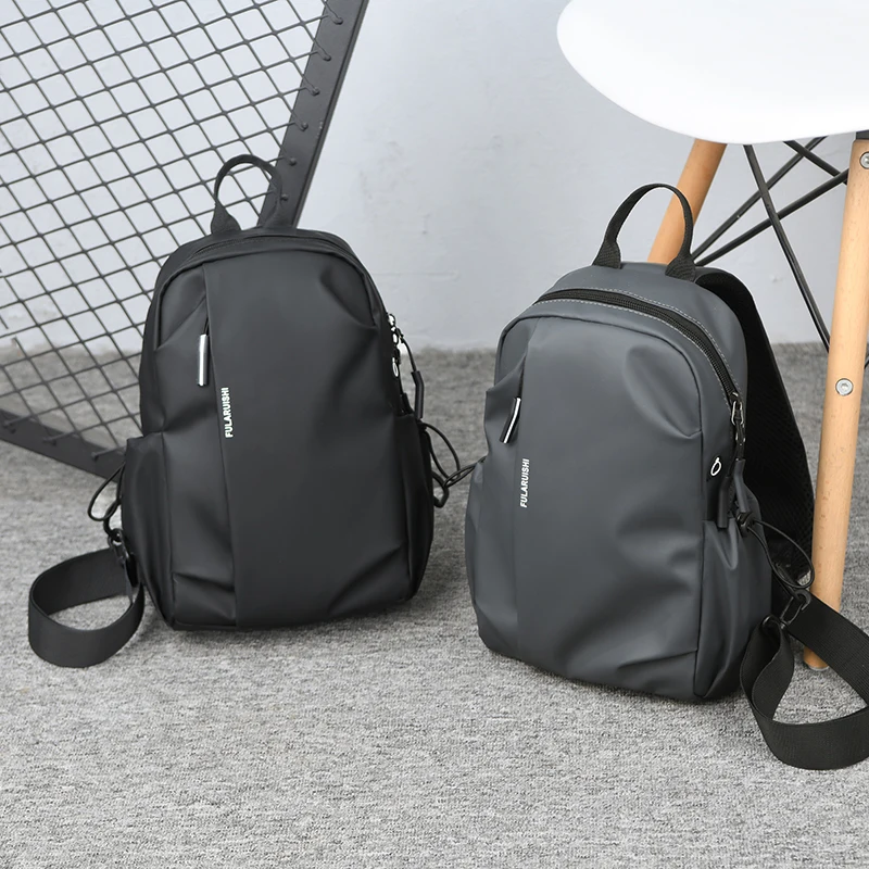 Chest Bag Men's Crossbody Bag Fashion Brand Casual Shoulder Bag Sports Small Backpack Large Capacity Backpack for Men