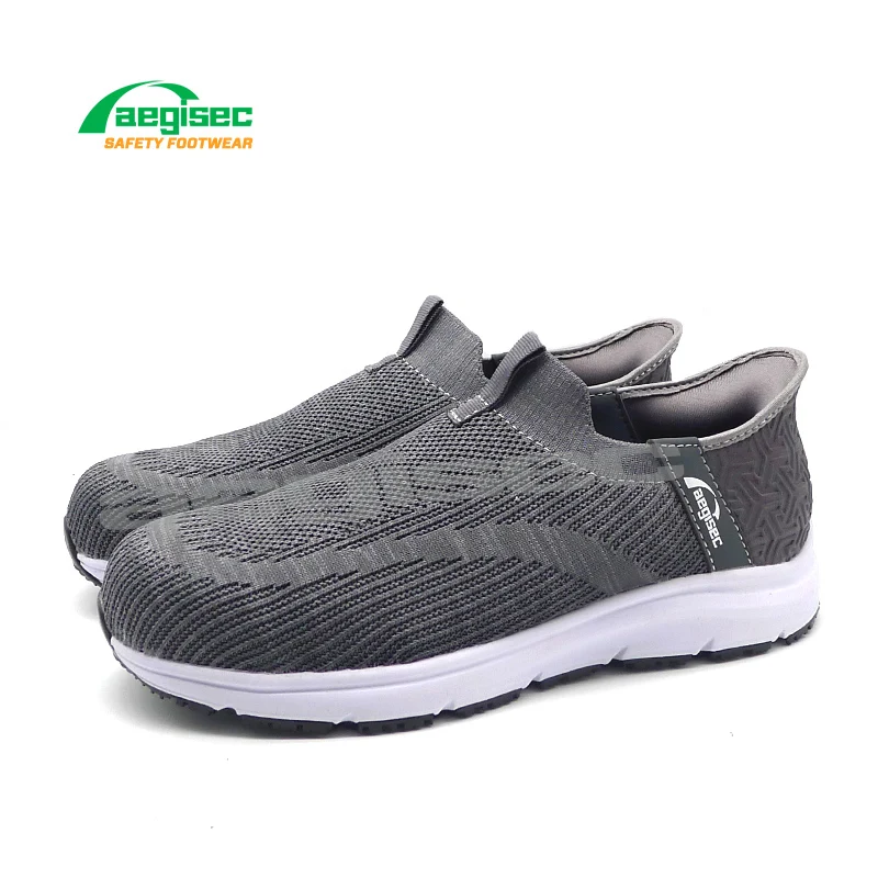 AEGISEC slip on breathable summer work shoes africa market officer engineer safety work shoes