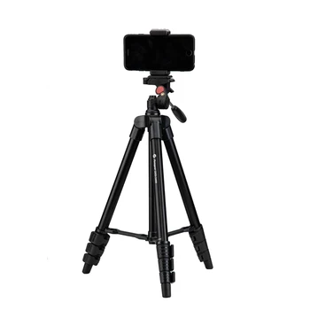 Hot Sale Lightweight Portable Camera Tripod Aluminum Camera Tripod Compact Tripod for Smartphone detail image