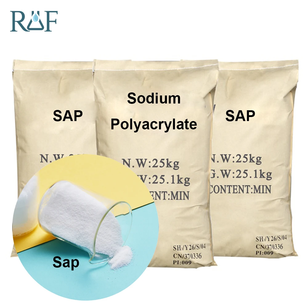 Super Absorbent Polymer Powder Moisture Retaining Crystals Sodium Polyacrylate in Baby Diapers