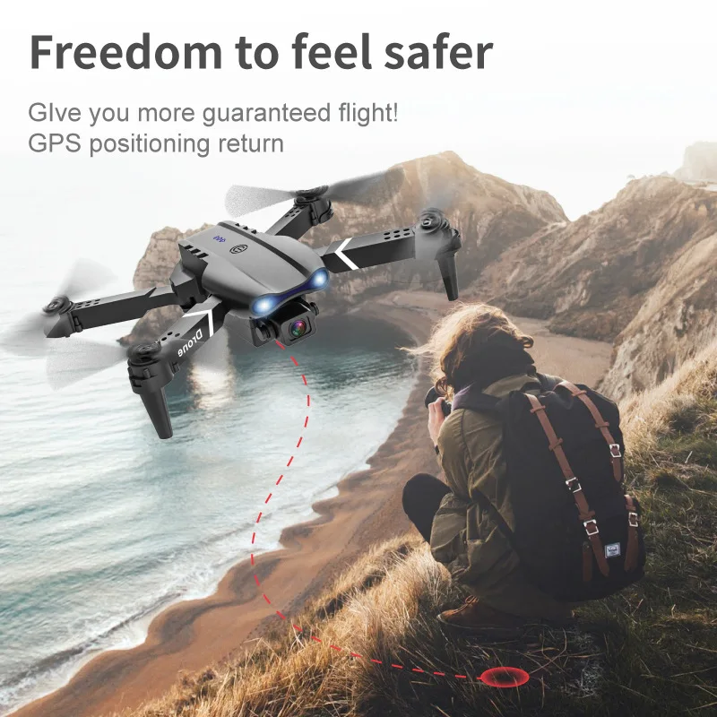 Mini Drone With Camera With 4K 4K Video Camera HD Fpv Rc Kid and Adult Quadrupter Professional UAV Toy Cameras Small Drones