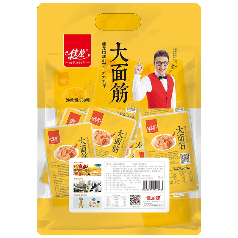 Wholesale Traditional Food Spicy Sticks Chinese Snacks Latiao 358g/bag