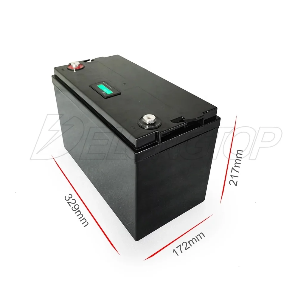 Rechargeable Lithium Golf Cart Battery 12V 100AH  LiFePO4 Battery Pack with Gade A Cell
