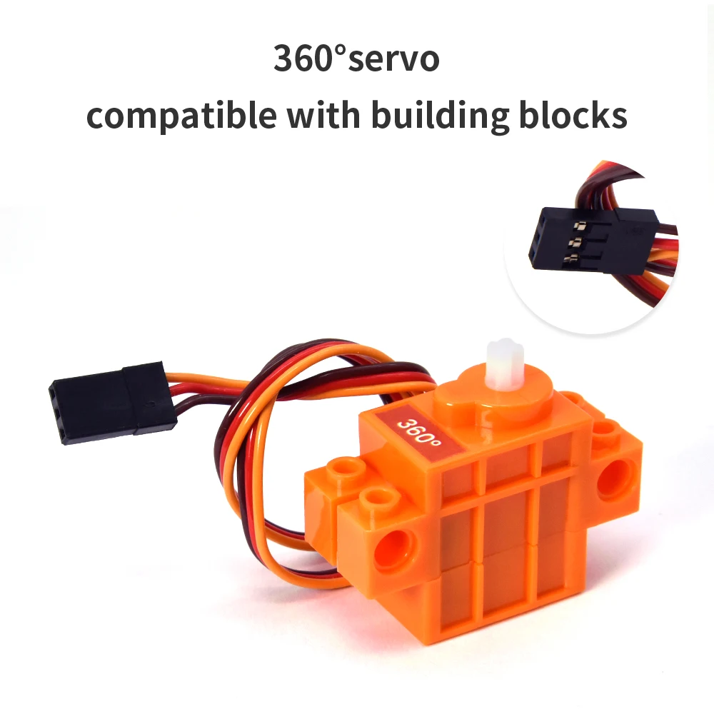 マイクロサーボモーター 270 360 度グレーオレンジ Arduino 用