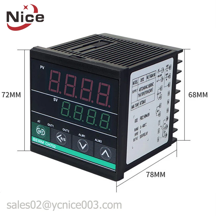 CH702 Pid Temperature Controller with Relay and Ssr Output