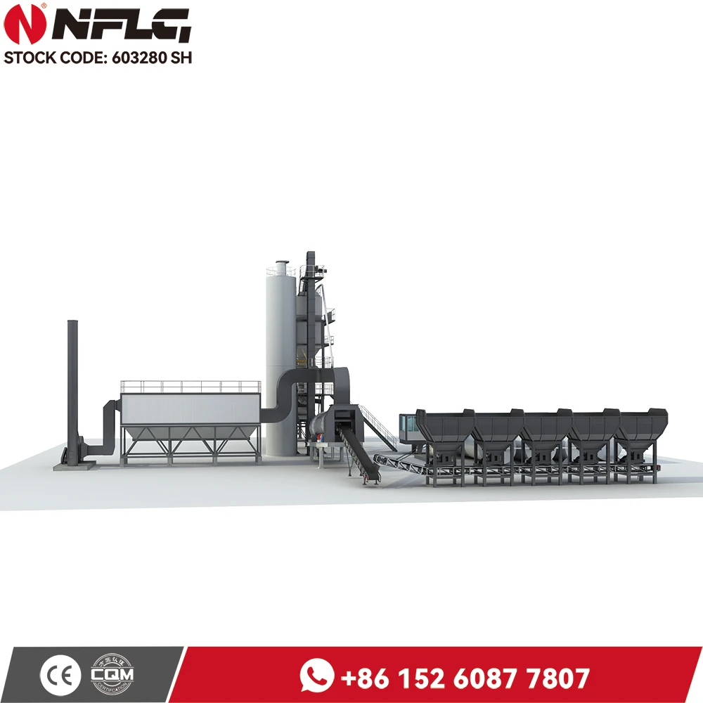 High Output Asphalt Batching Mixing Station Bitumen Processing Plant
