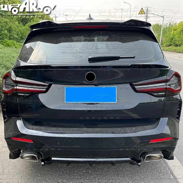 HS G01 Rear Mid Spoiler ABS Plastic Rear Middle Spoiler Wing Carbon ...