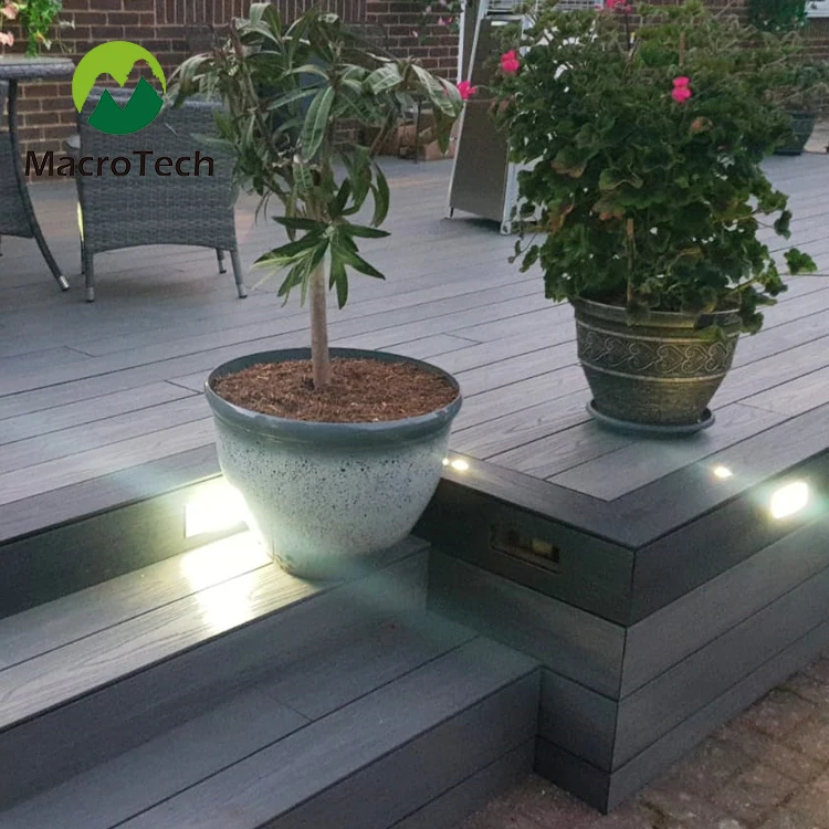 20 Years Warranty Waterproof outdoor deck floor covering wood plastic composite outdoor garden wpc decking floor