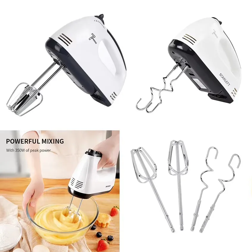 Portable Plastic Mini Food Mixer Automatic Cream Whip Eggbeater