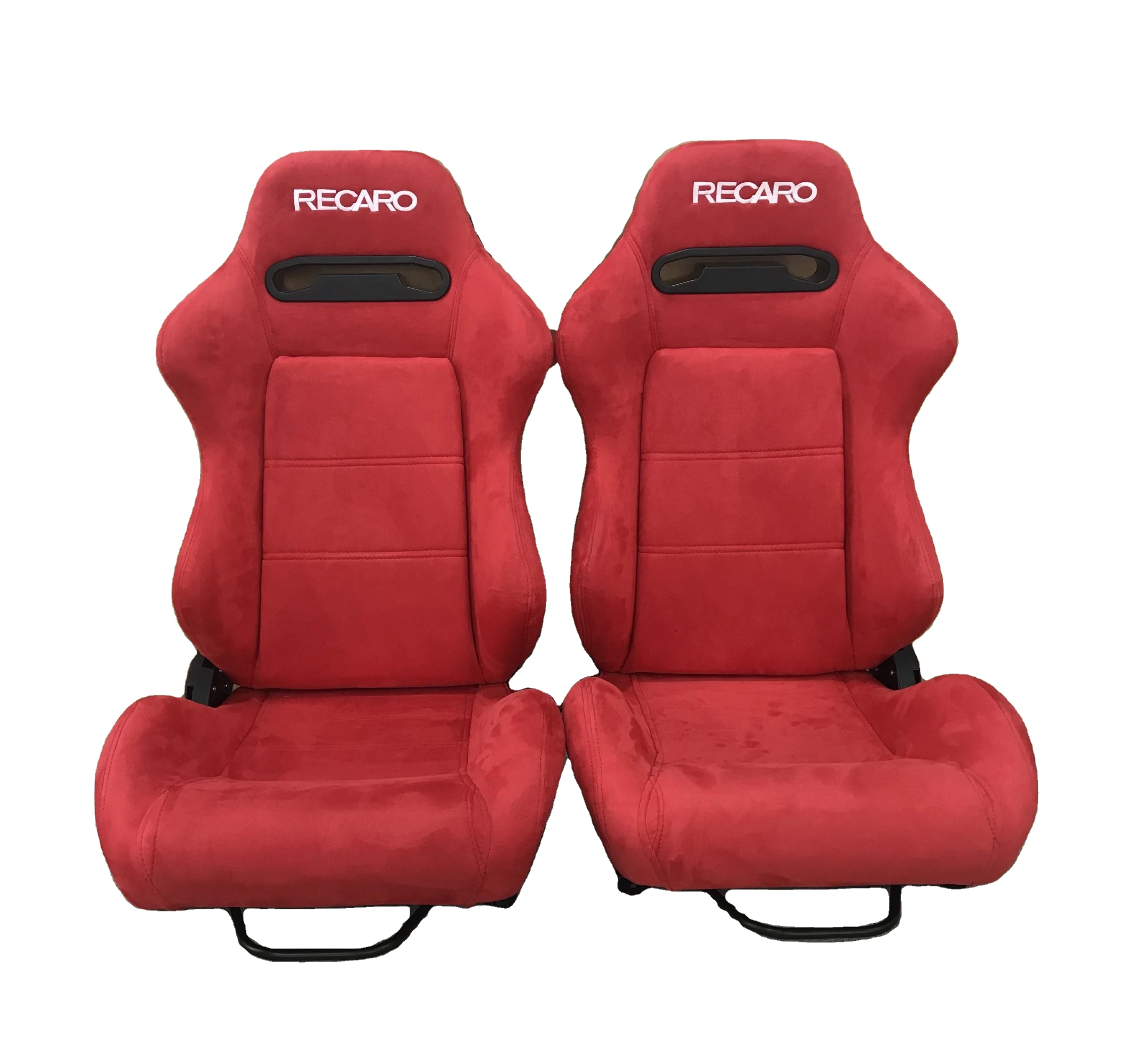 New Full Red Suede Cloth Recaro Spd Bucket Racing Seats Jbr1035 ...