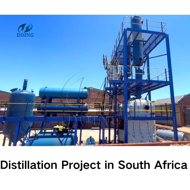 Upgraded Waste Oil Recycling Technology Transformer Oil Purification Plant to diesel Machine