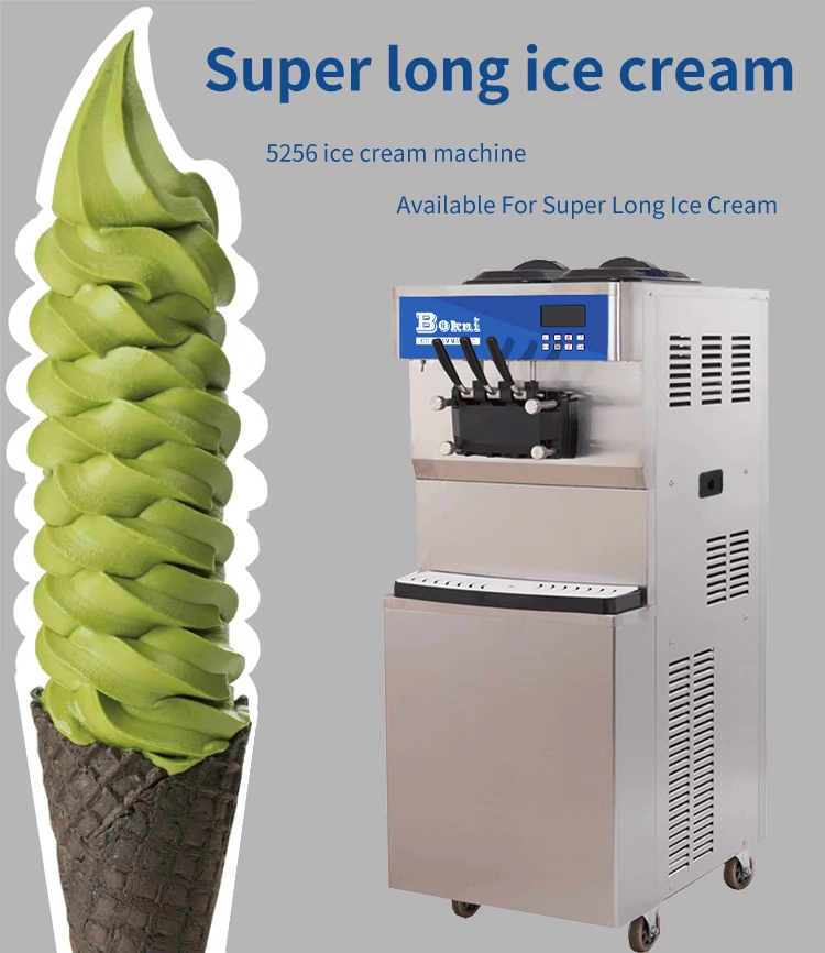 5 Flavors High Quality Ice Cream Maker 10 Year Warranty Commercial Ice Cream Machine For Sale Soft Serve Ice Cream Machine