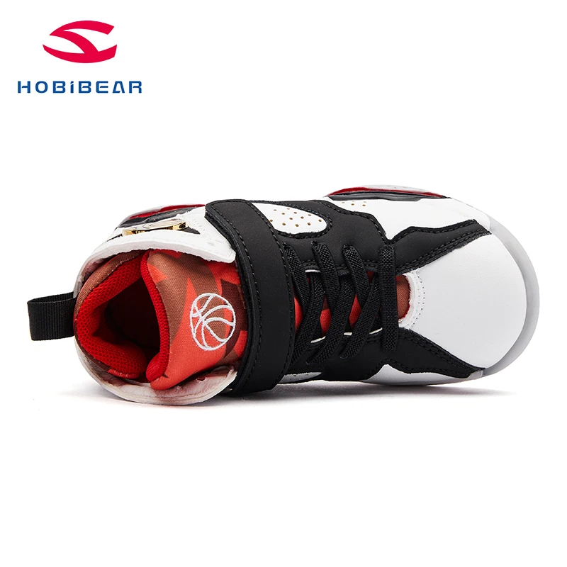 
 Hobibear 2021 дизайнерская Брендовая детская спортивная обувь для мальчиков прочная детская обувь для мальчиков уличные баскетбольные школьные спортивные кроссовки  