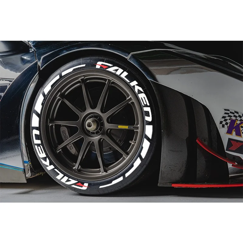 Фабричное изготовление шин надпись 3D резиновые наклейки FALKEN W полосы многоцветные автомобильные шины Переводные