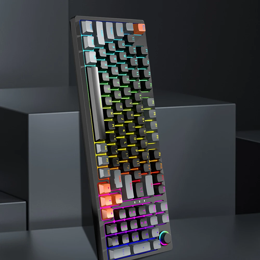SAMA OEM Keyboard Wired RGB Light Computer Tablet Ergonomics PC Gamer Russian Clavier Mechanical Gaming Keyboard for Laptop