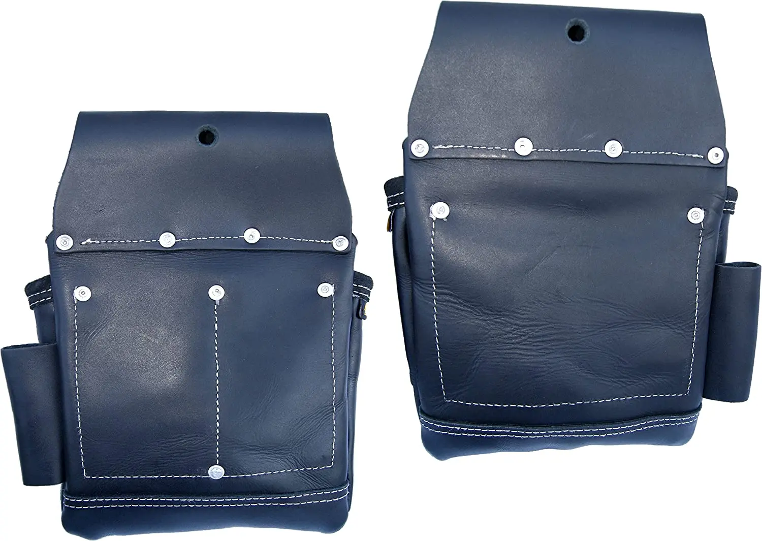 Genuine Full Grain Leather Construction Rig Carpenters Tool Belt