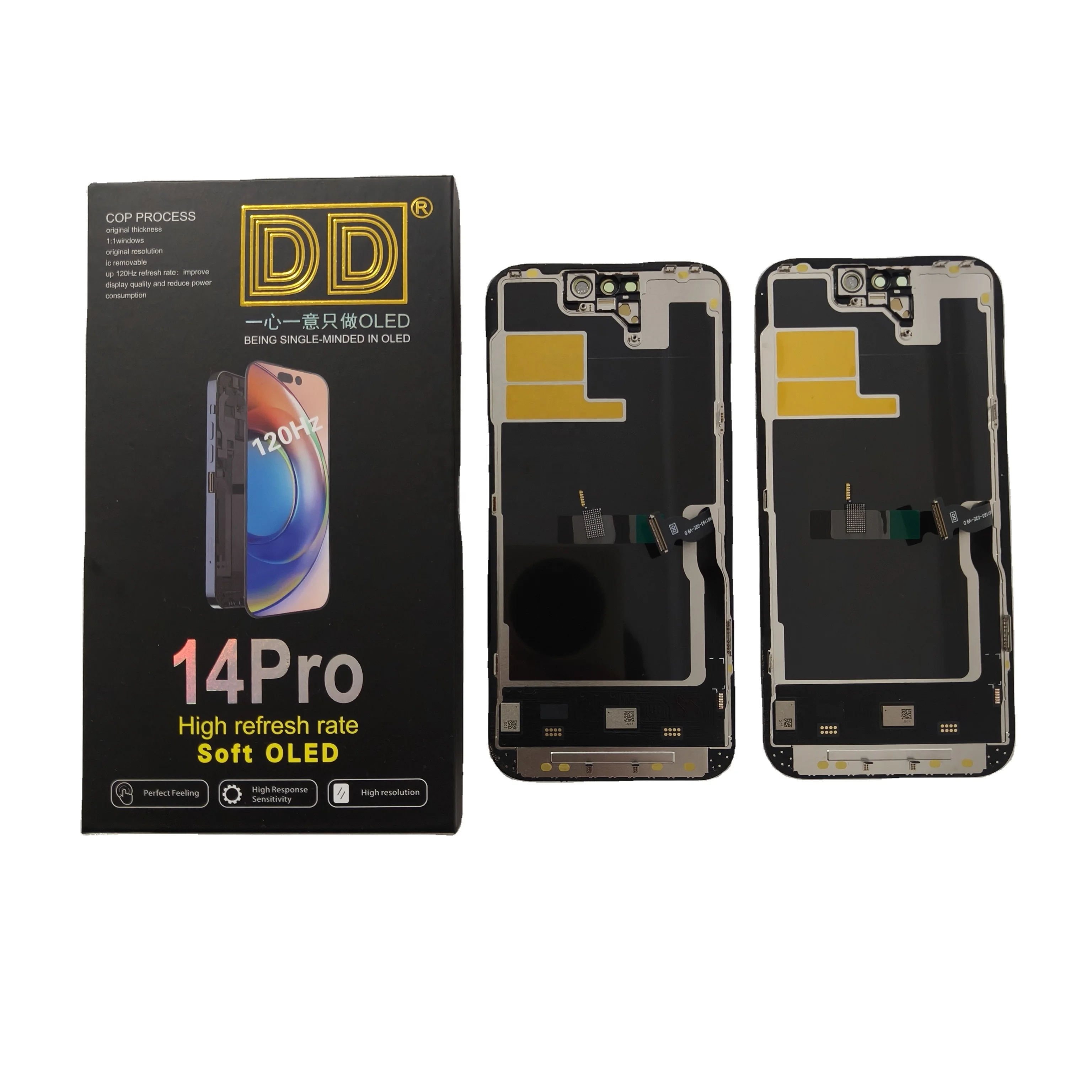 Mobile Phone Lcds SOFT OLED 120HZ JK DD GX ZY for iphone 14 14PRO