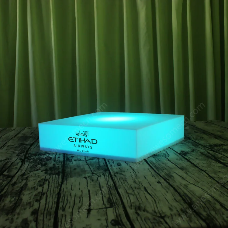 Lighted Led Display Box,Led Display Stand / Pedestal For Sculptures