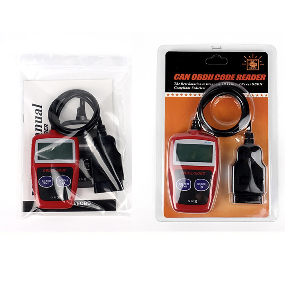 OBD 2 Car Scanner Code Reader Display ELM327 English Language Detector Model for Engine Check Essential Diagnostic Tools - view 6
