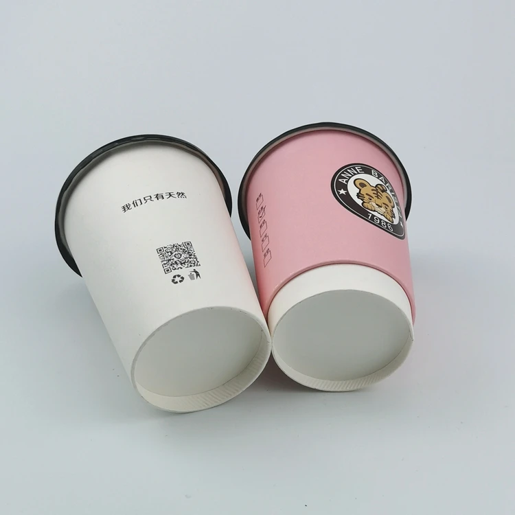 Tasses de café faites sur commande directes de thé de catégorie comestible de tasse de papier d'usine
