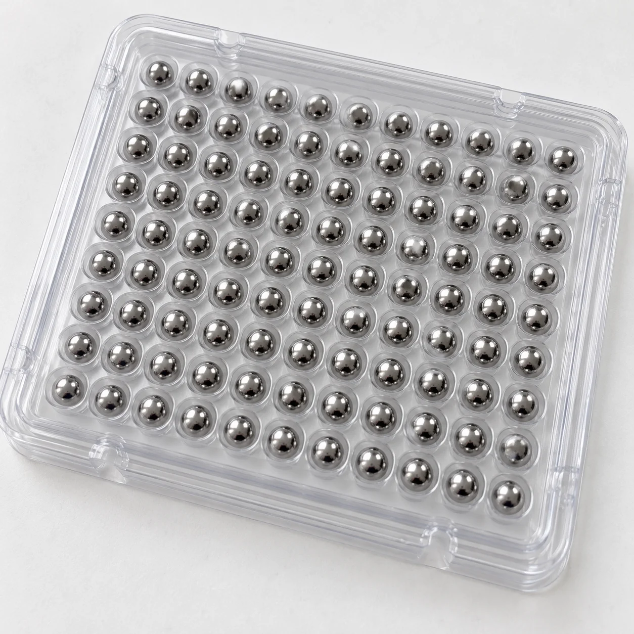 優れた耐食性を備えた 3.3mm／3.4mm 実心 AISI304／316 ステンレス鋼ボール（高化学耐食性）