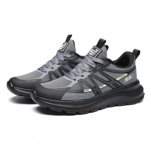 High Quality Customizable Men's Hiking Shoes Waterproof Outdoor Mountain Sneakers Breathable Lace-Up Trekking Fashion Trend