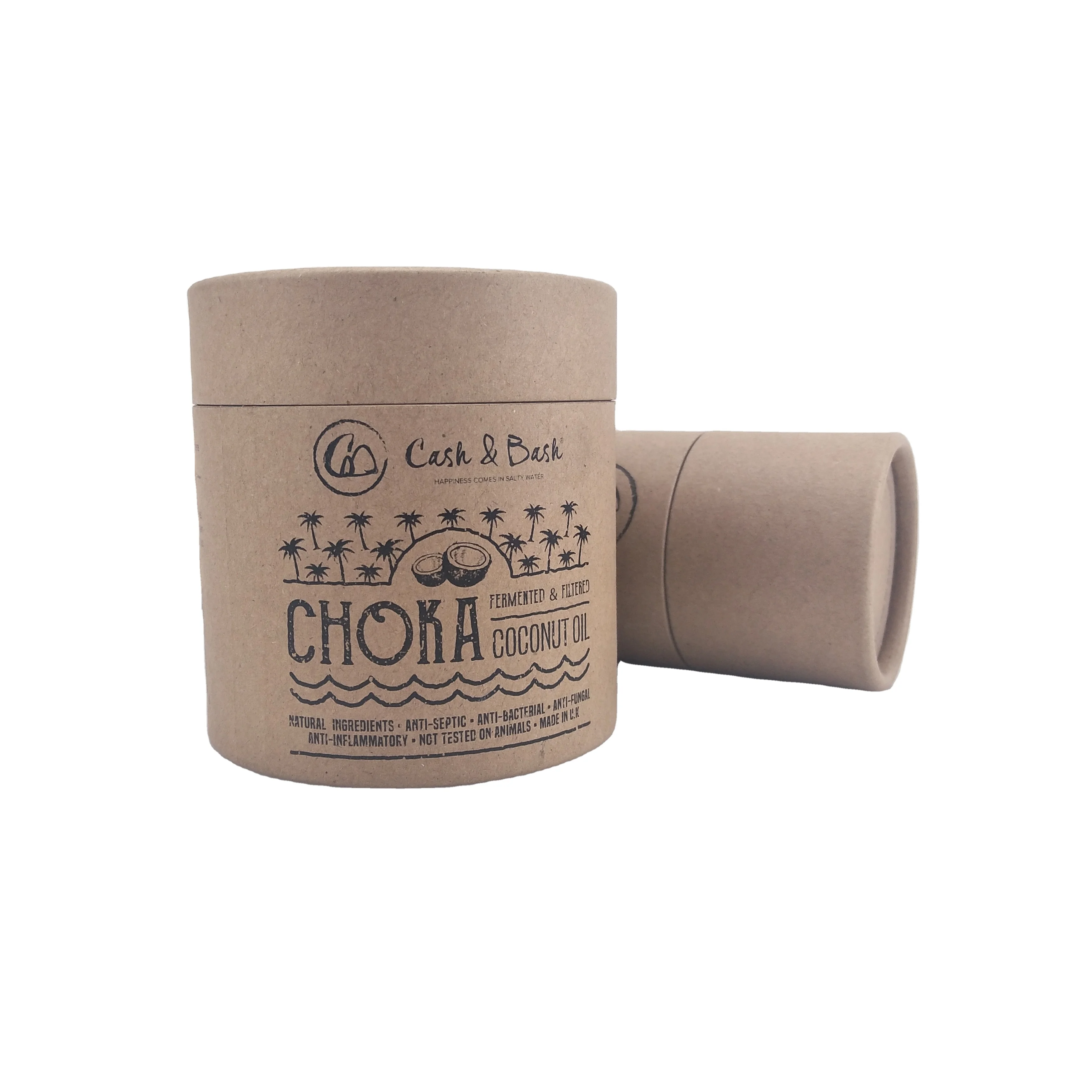 High Quality Eco Friendly Material Round Cylinder Kraft Paper Cardboard Tube Packaging