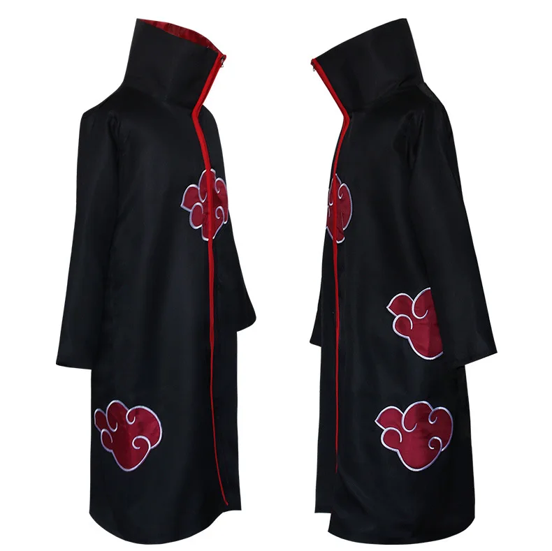 Capa Manto Akatsuki Cosplay Anime Infantil Itachi Nuvem Vermelha