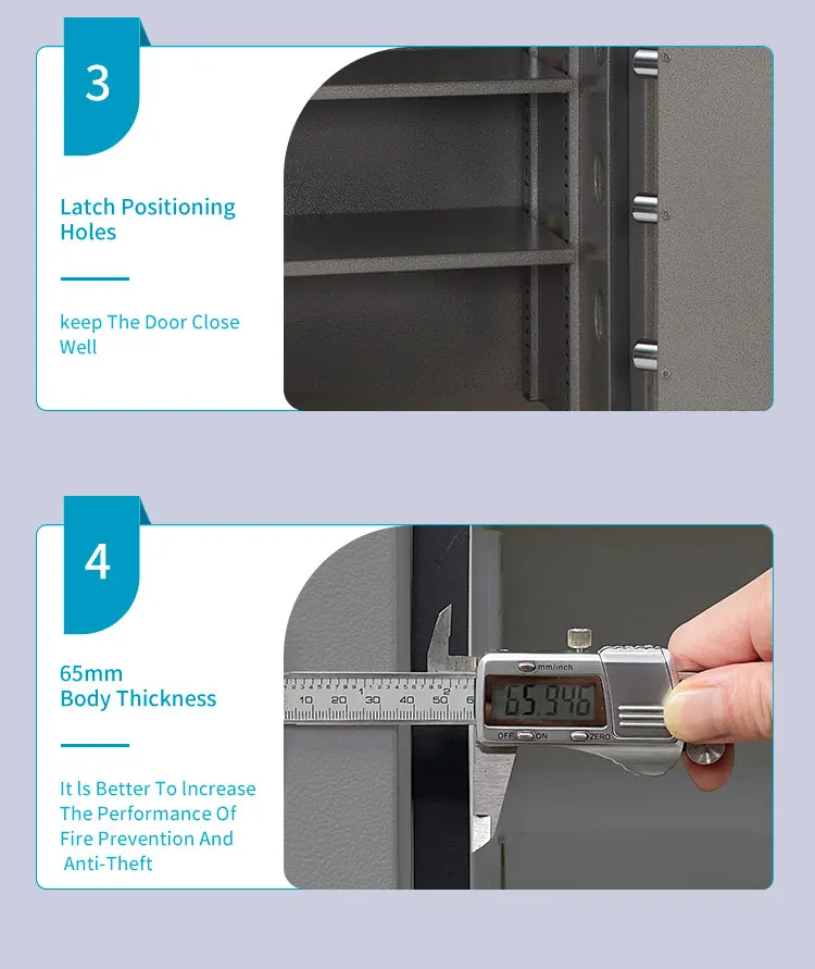 CEQSAFE Wholesale Security Safe Cabinet Fireproof Digital Password Safe Deposit Box factory