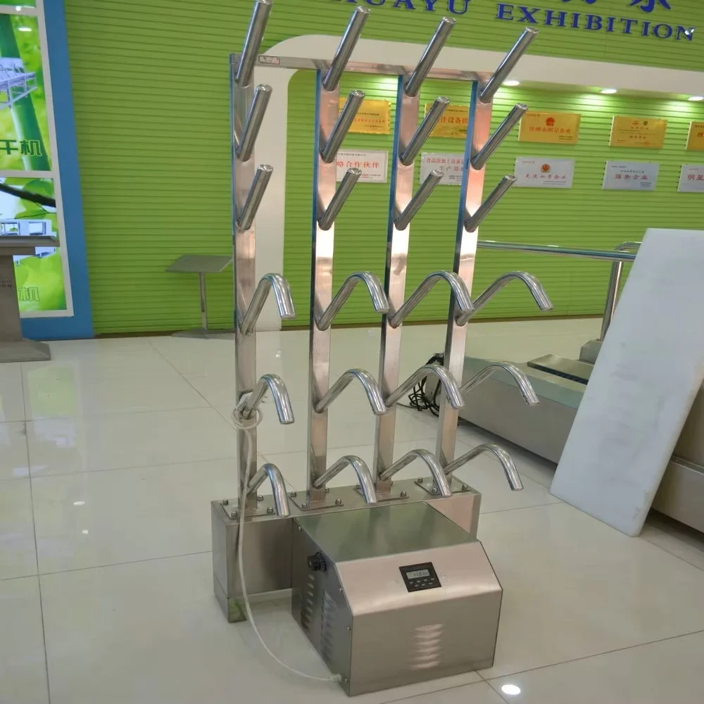 Automatic electric boot drying rack with heating system for slaughterhouse changing rooms
