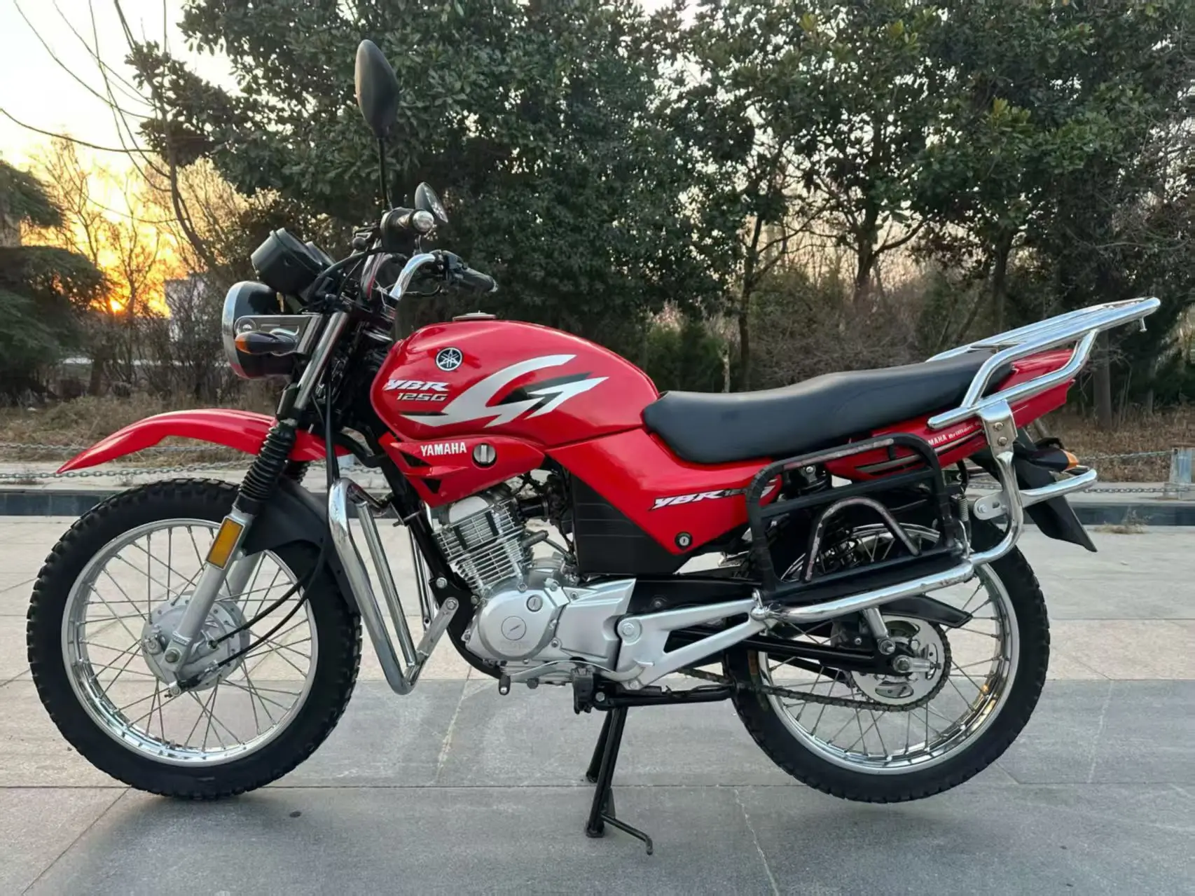 Used Yamaha1 YBR 125 125cc Street Motorcycle: Low Mileage