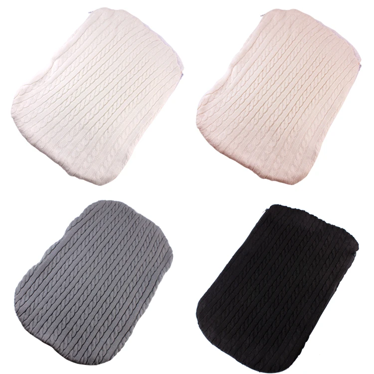 Китай модный Зимний новый born коляска для маленьких девочек Вязаный спальный мешок