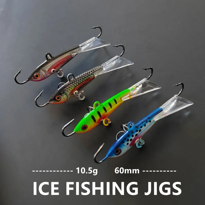 Mister Jigging Ice Fishing Accessories 60mm 10g Metal Lure Jig Tip Up