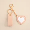 Pink heart mirror