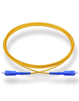 Customizable 0.9/1.2/1.6/2.0/3.0mm OS2 Single Mode Fiber Optic Patch Cord Cables SC/LC/FC/ST Simplex for Data Centers/FTTX
