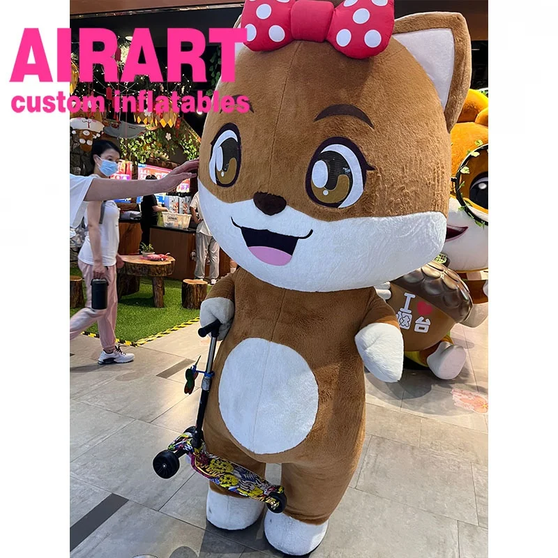 Dancing Inflatable Squirrel Toy Costume,custom Made Inflatable Stuffed Plush Animals for Toy