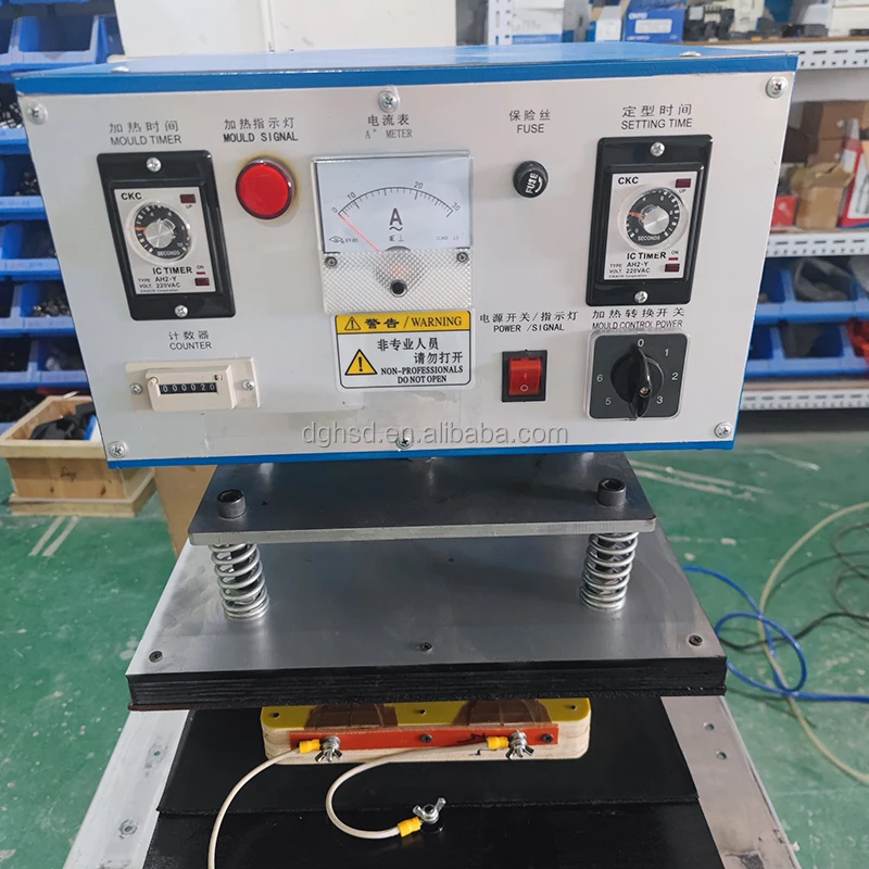 Mini Manual Paper Plastic Card Blister Packing Machine PVC PET Plastic Blister Heat Sealing Machine