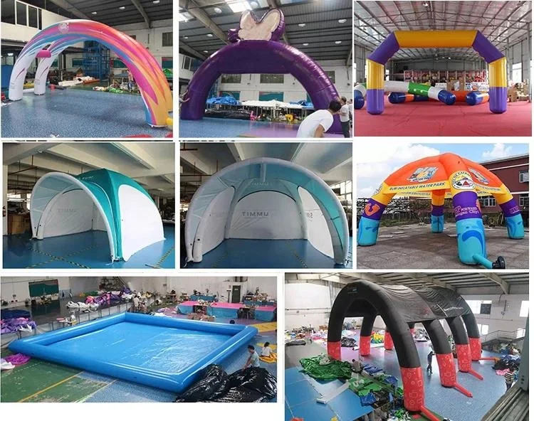 Outdoor 3D Model Shaped Inflatable Pump Custom Print Promotional Christmas Inflatable Model