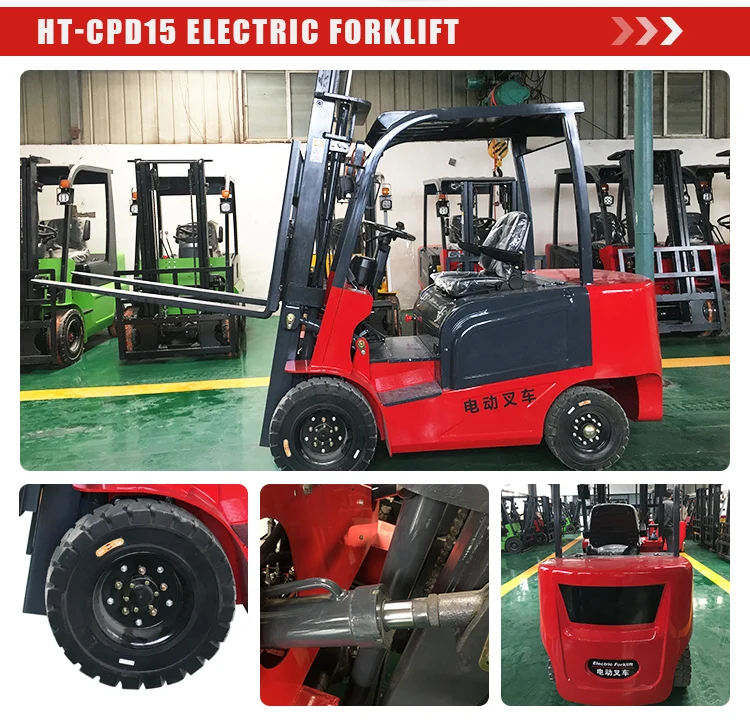 Chinese New Battery Forklifts Aisle Diesel Terrain Forklift 1 1.5 2 2.5