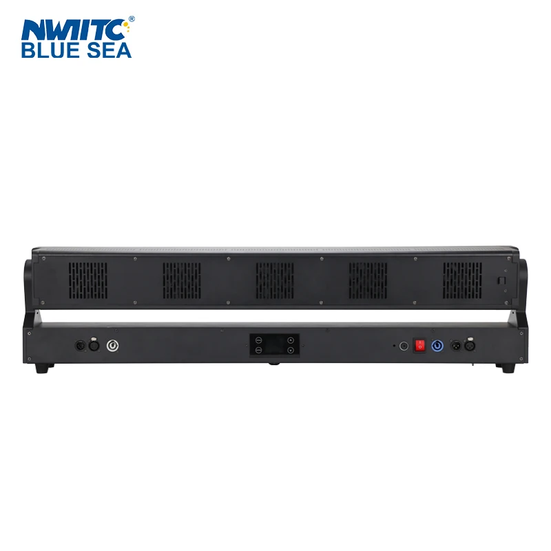 Rotating Colorful Party Moving 10x60W LED Pixel Tube Bar Light for Disco Stage Gig Band Wedding with Strobe Effect Fixture