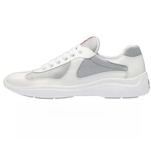 Designer mesh lace-up genuine leather men's sneakers fashion running shoes for men and women high quality casual shoes