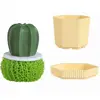 Bolsa de regalo con lavabo amarillo y cepillo verde.